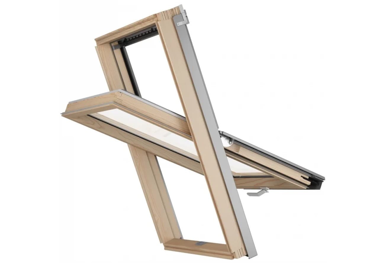Окно мансардное RoofLITE+ AAY B900 78х140 (однокамерное, 12см, ручка снизу)