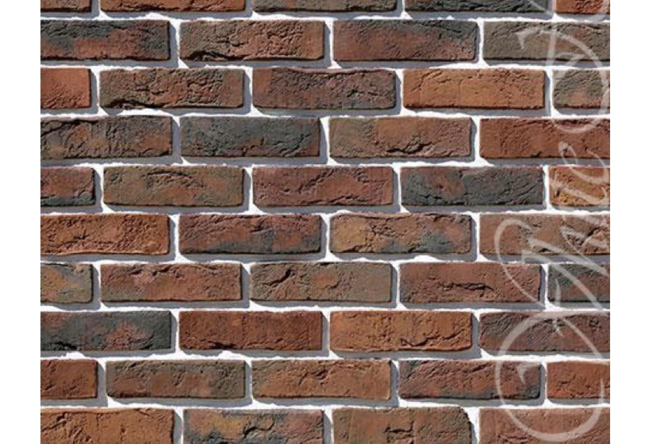 Рядовая плитка White Hills Design Лондон брик, 304-70 c расшивкой 1,2 см.