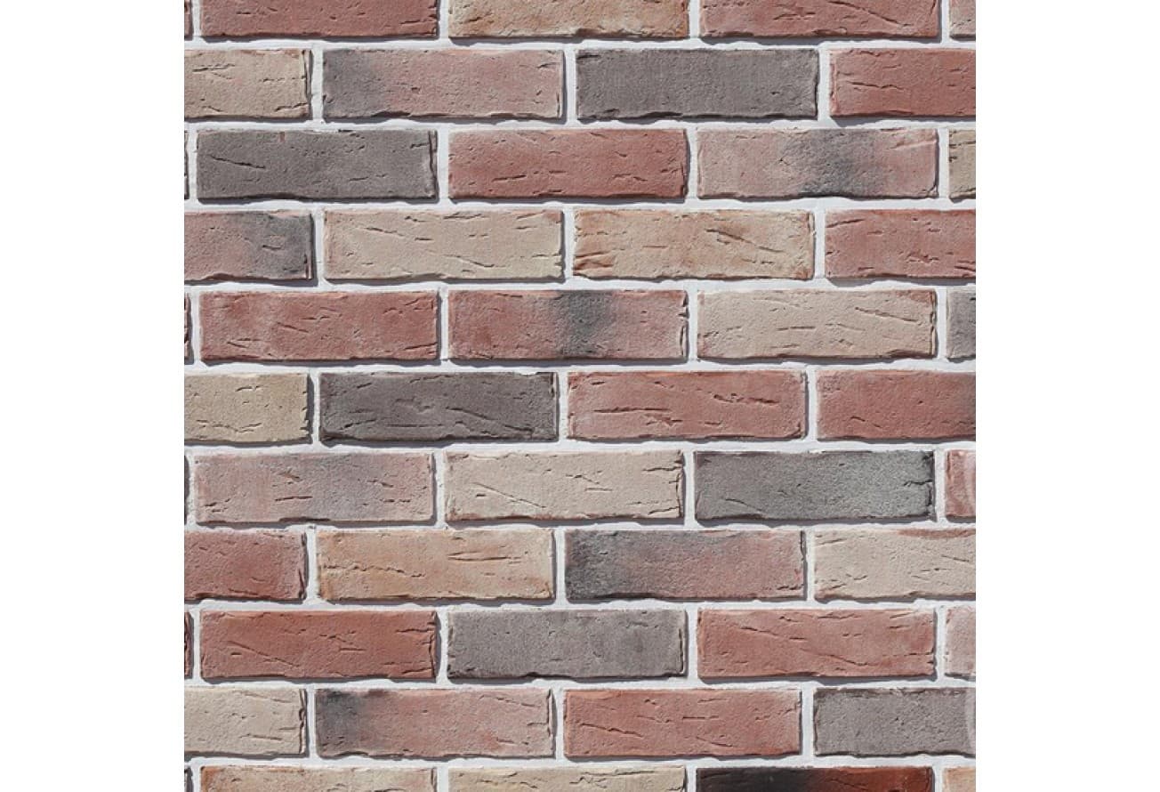 Рядовая плитка White Hills Design Сити брик 378-90 с расшивкой 1,2 см