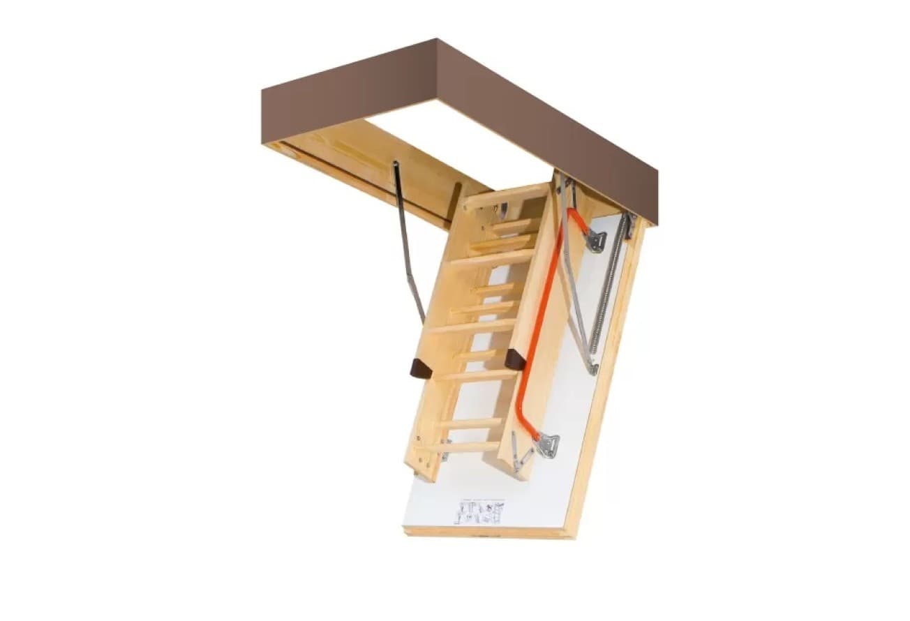 Лестница чердачная складная FAKRO LТK Thermo 70х130/280 (деревянная теплоизоляционная)
