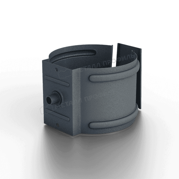 Держатель трубы (на кирпич) МЕТАЛЛ ПРОФИЛЬ Foramina Freeze D100 Серый Сланец
