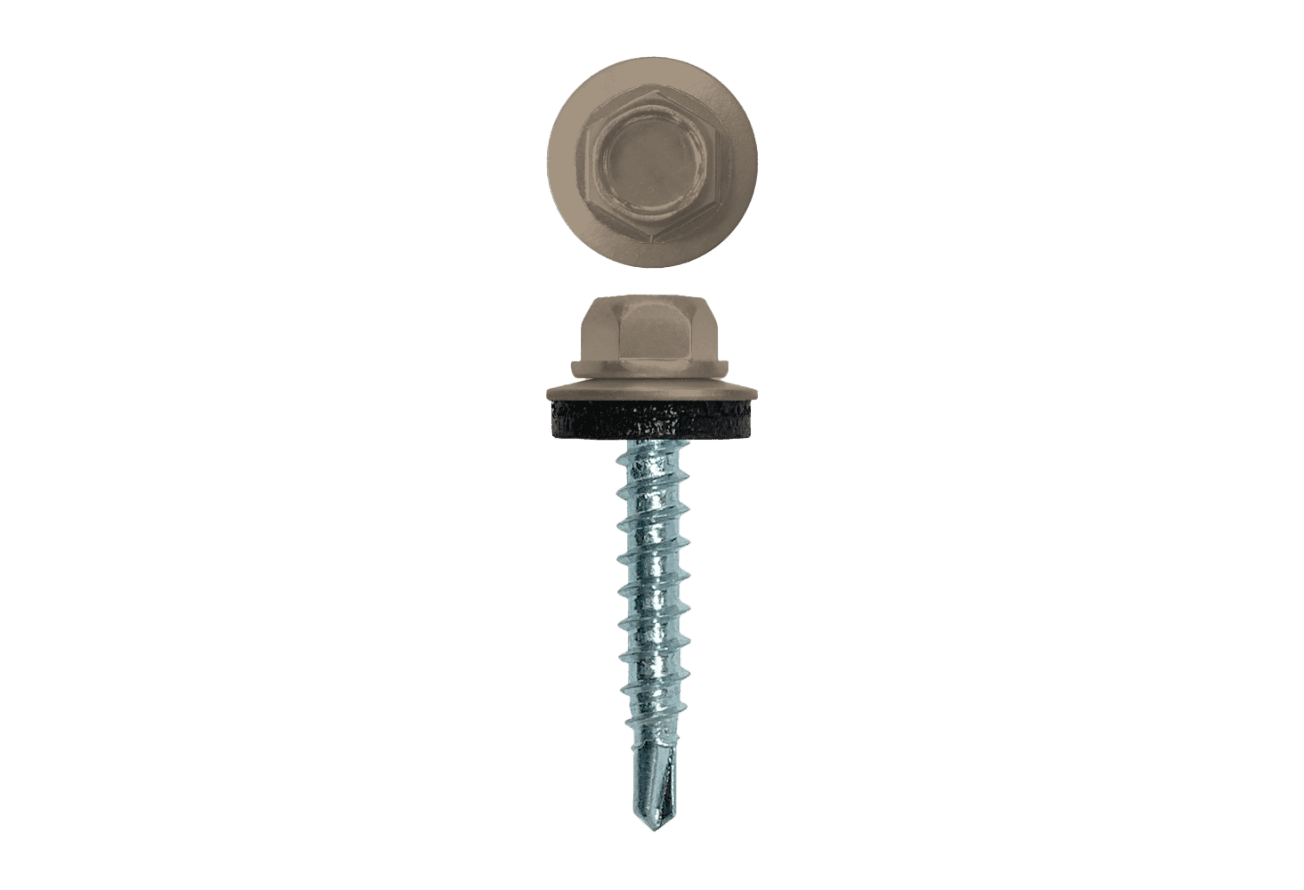 Саморез кровельный 4,8х29 (250шт) сверло №1 RAL 1035