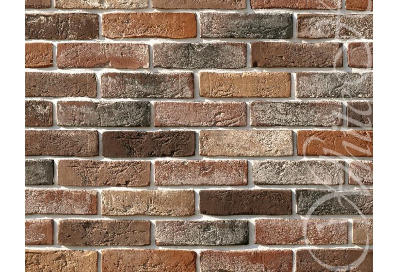 Рядовая плитка White Hills Design Лондон брик, 303-90 c расшивкой 1,2 см.