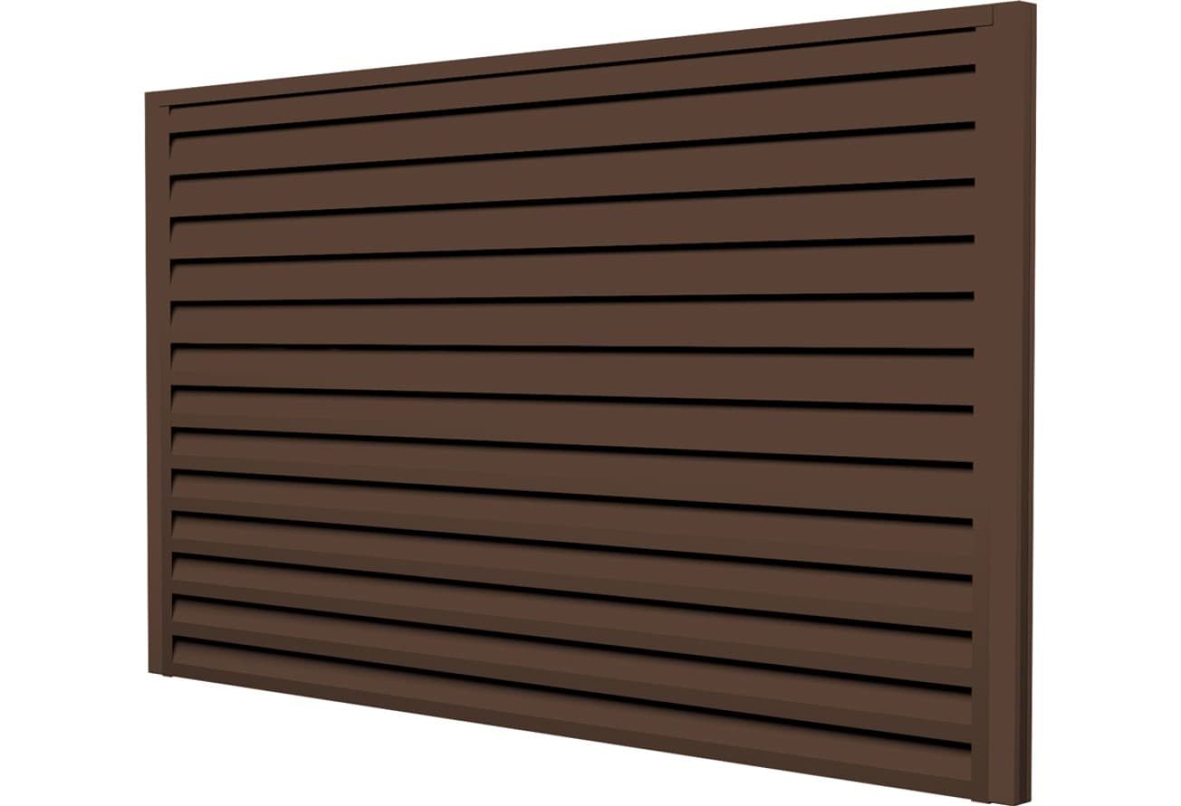 Ламель забора жалюзи Токио Grand Line 0,45 Drap ТХ RAL 8017 шоколад