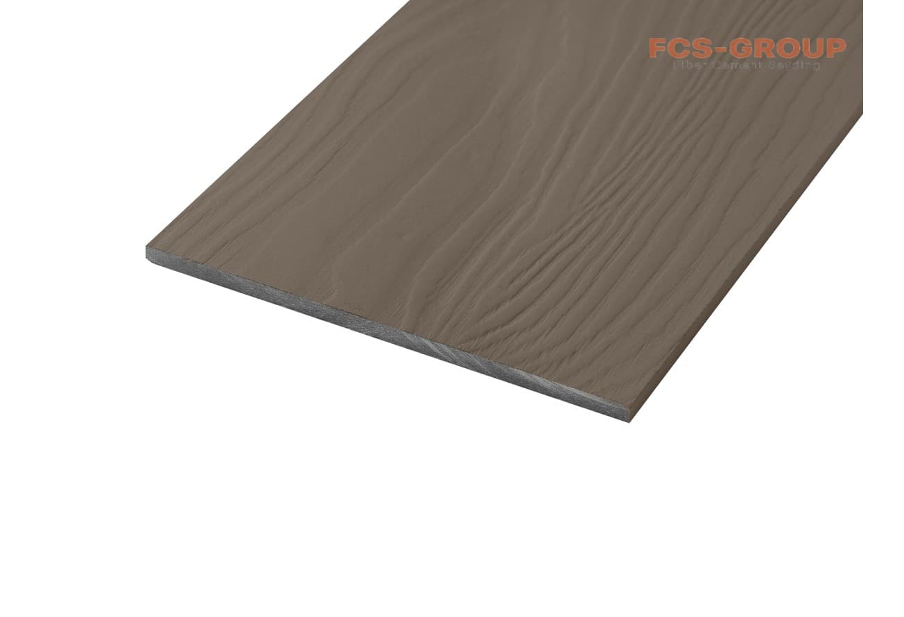 Фиброцементный сайдинг 190х8мм FCSPRO Wood F64 серая глина (3м)