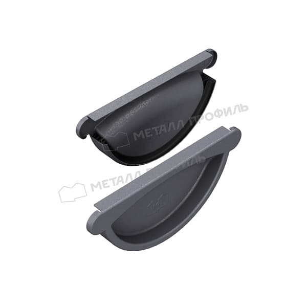 Заглушка желоба МЕТАЛЛ ПРОФИЛЬ Foramina Freeze D125 Grey