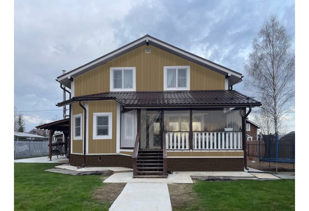 Сайдинг Двойной Брус Grand Line Tundra клен (3,0м)