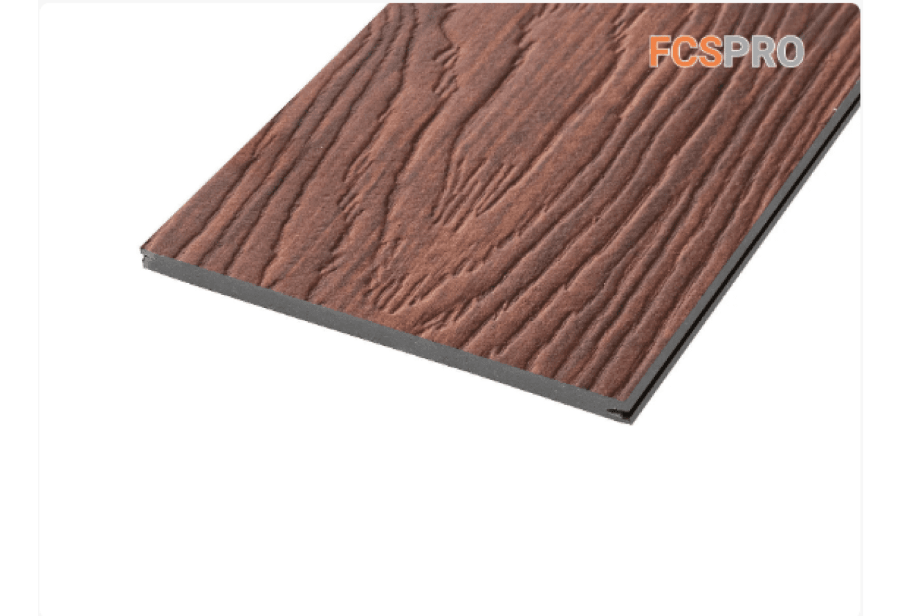 Фиброцементный сайдинг 190х10мм FCSPRO Decor Wood Line золотой орех (3м)