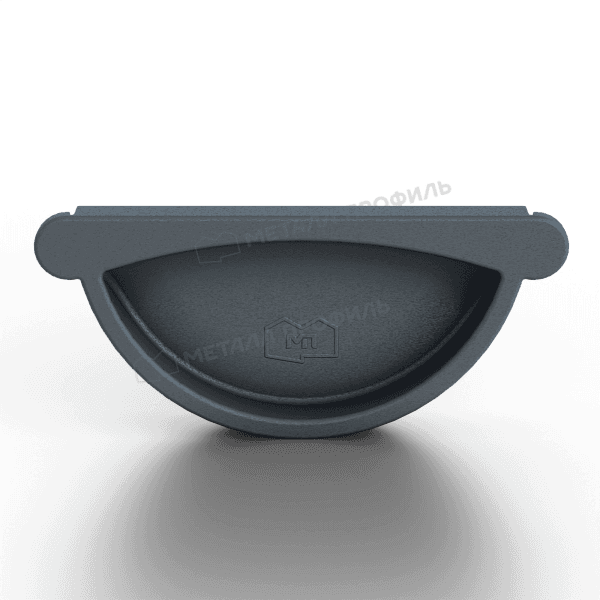 Заглушка желоба МЕТАЛЛ ПРОФИЛЬ Foramina Freeze D125 Grey