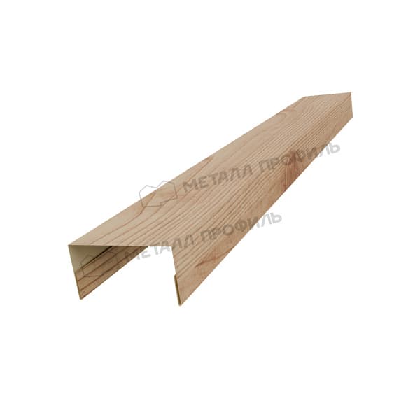 Планка крышки забора 60мм 35х65 х 2500 (ECOSTEEL_MA-01-Сосна-0.5)