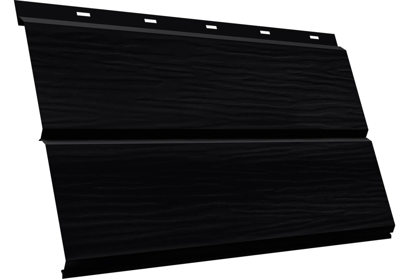 ЭкоБрус новый 3D Grand Line 0,5 Velur с пленкой RAL 9005 черный