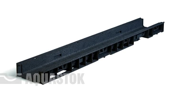 Лоток водоотводный пластиковый АКВАСТОК Norma DN100 Н55 1000х148х55 11005 в Первоуральске