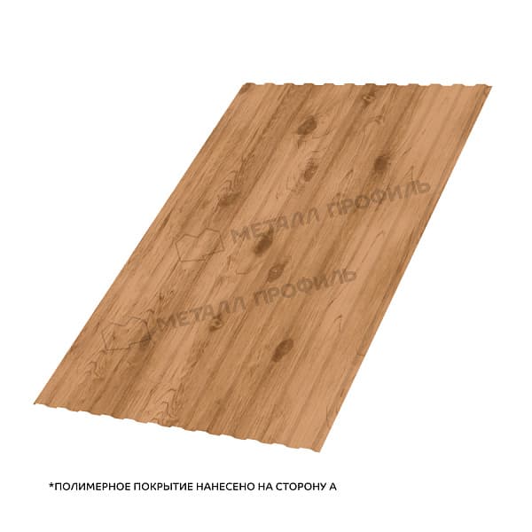 Профлист МЕТАЛЛ ПРОФИЛЬ МП-10x1100-A (ECOSTEEL_MA-01-Сосна-0,5)