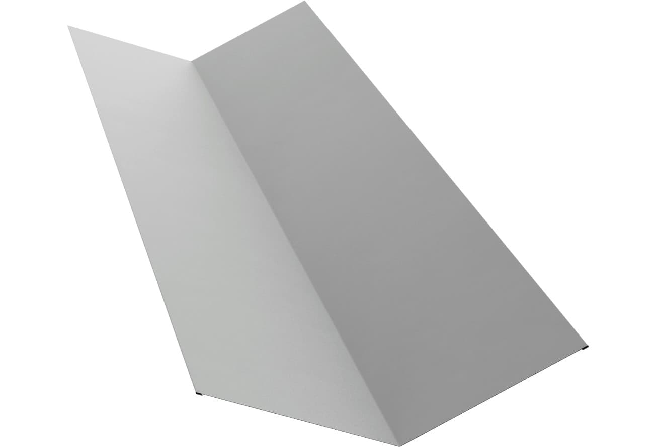 Планка ендовы верхней 145х145 Grand Line 0,45 Drap ТХ RAL 7047 телегрей 4 (2м)