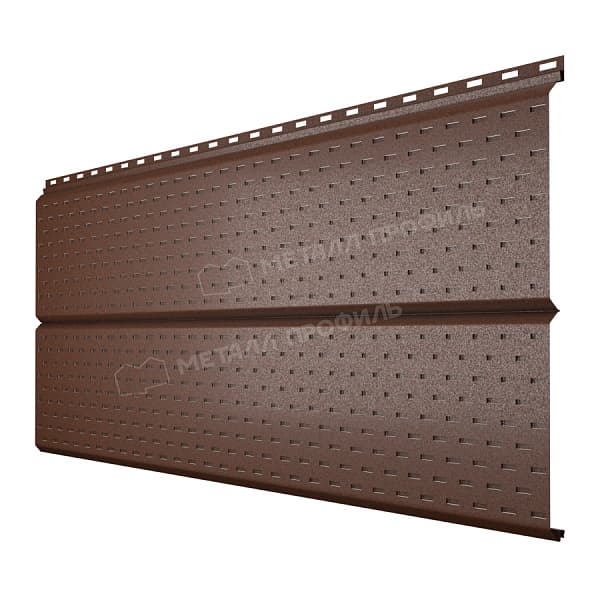 Софит МЕТАЛЛ ПРОФИЛЬ Lбрус-XL-14х335 (VALORI-20-Яркий Брауни-0.5)