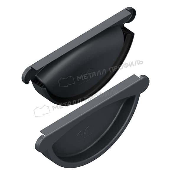 Заглушка желоба МЕТАЛЛ ПРОФИЛЬ GS lite D125 Ral 7024