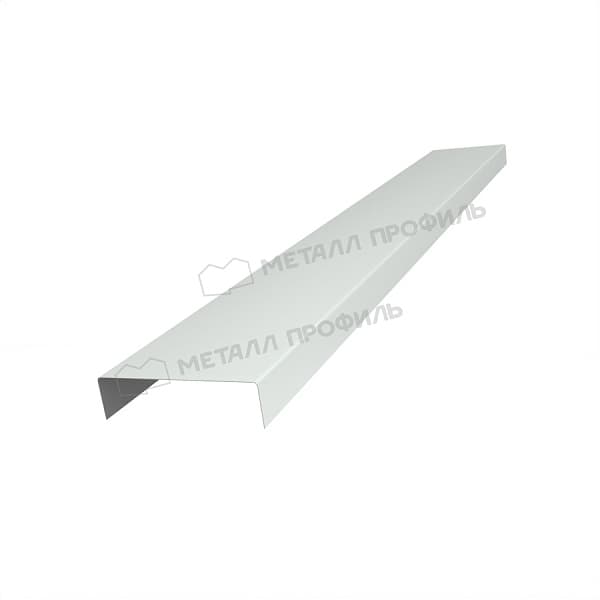 Планка декоративная на столб 40мм 20х42 х 2500 NormanMP (ПЭ-01-7035-0.5)