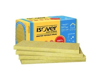 ИЗОВЕР МАСТЕР ТЕПЛЫХ КРЫШ 50х600x1000 4,8м2 0,240 м3 8 шт в Первоуральске