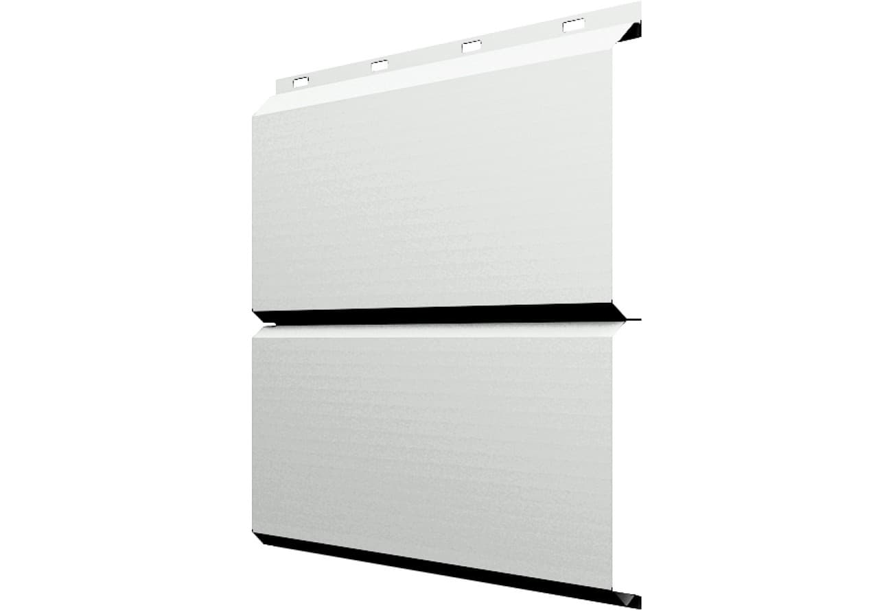 ЭкоБрус Grand Line 0,45 ПЭ слим с пленкой RAL 9003 сигнальный белый