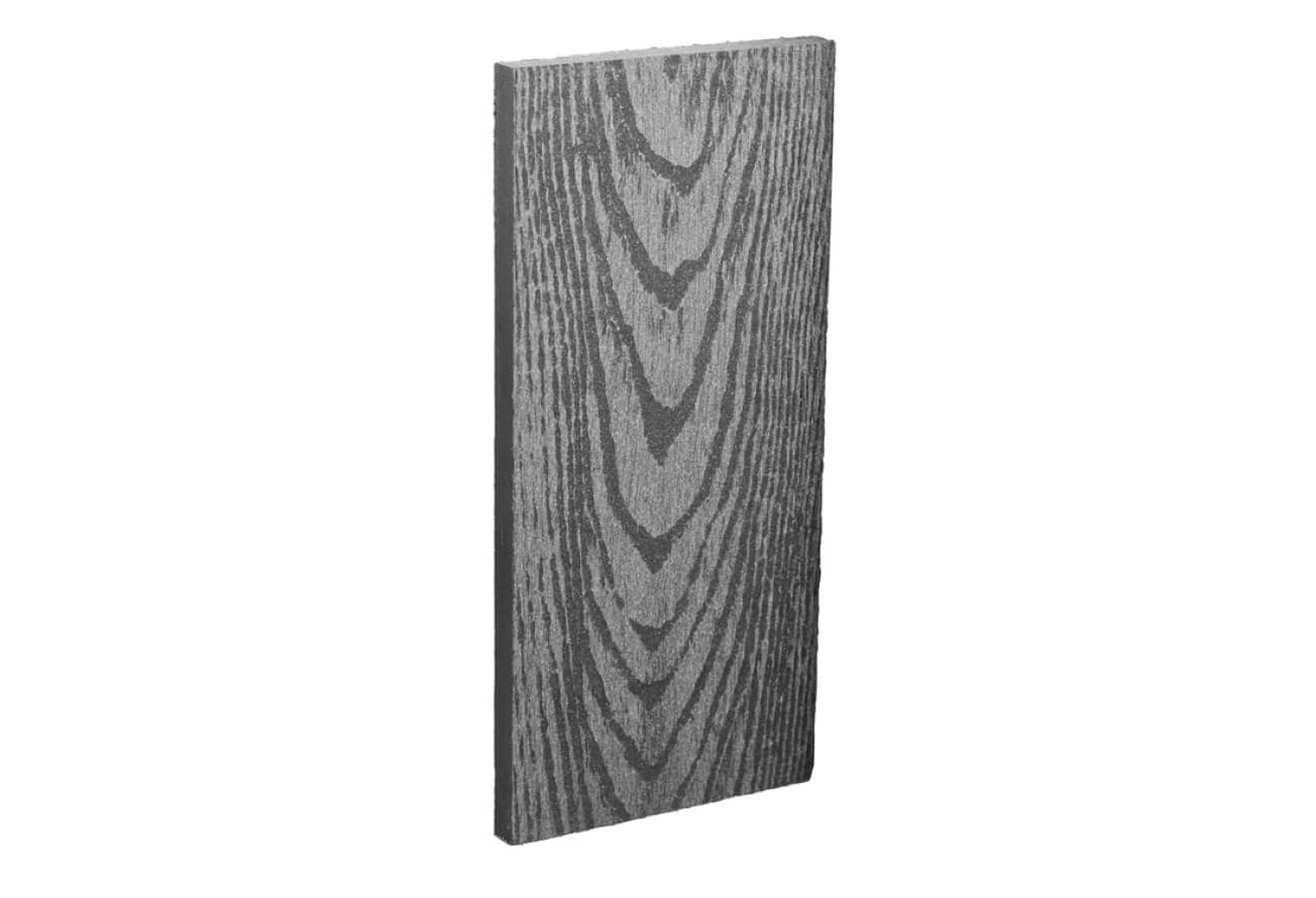 Штакетник ДПК Grand Line 97x12 тиснение с двух сторон графит 1,2м (ШТх2)