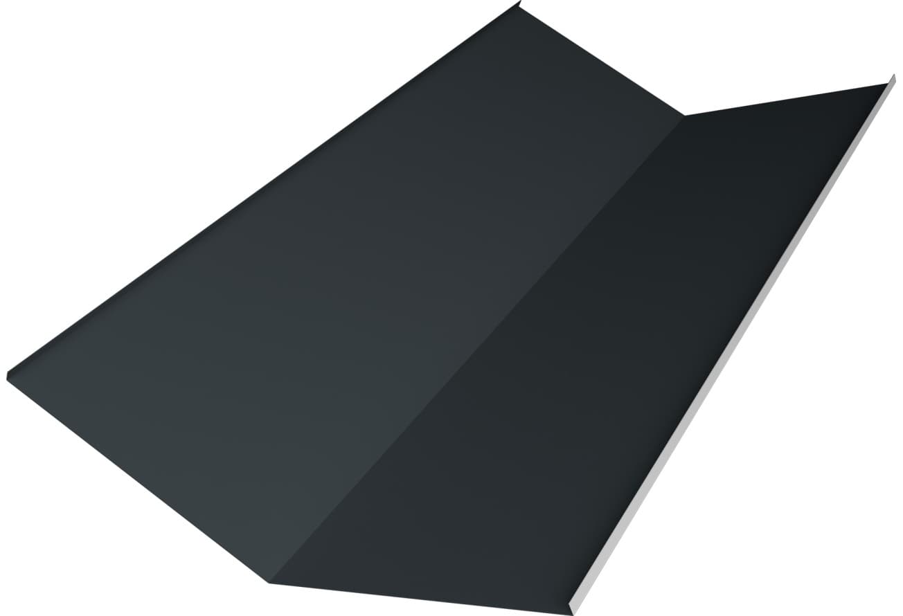 Планка ендовы нижней 300х300 Grand Line 0,5 Drap ТХ RAL 7016 антрацитово-серый (3м)