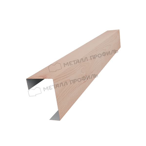 Планка угла декоративная на столб 40мм 42х62 х 2000 (ECOSTEEL_T-12-Орех-0.45)
