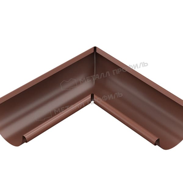 Угол желоба внутренний МЕТАЛЛ ПРОФИЛЬ Foramina PUR D150 Ral 8017