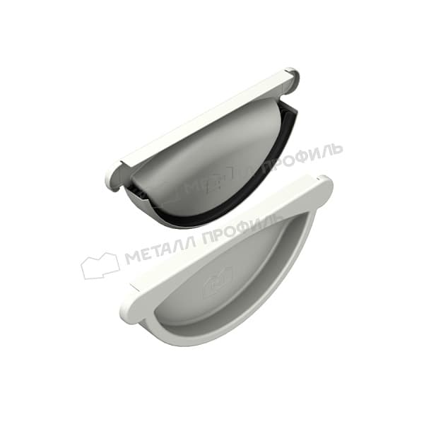 Заглушка желоба МЕТАЛЛ ПРОФИЛЬ Foramina PUR D125 Ral 9010