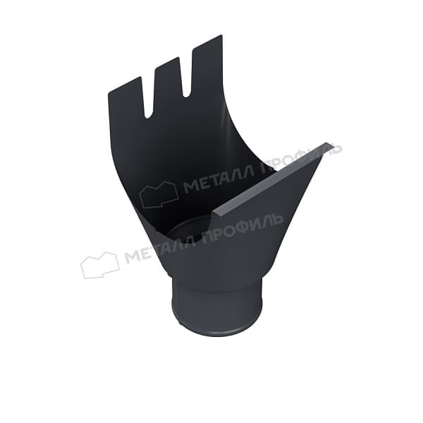 Воронка выпускная МЕТАЛЛ ПРОФИЛЬ Foramina PUR D150/100 Ral 7024