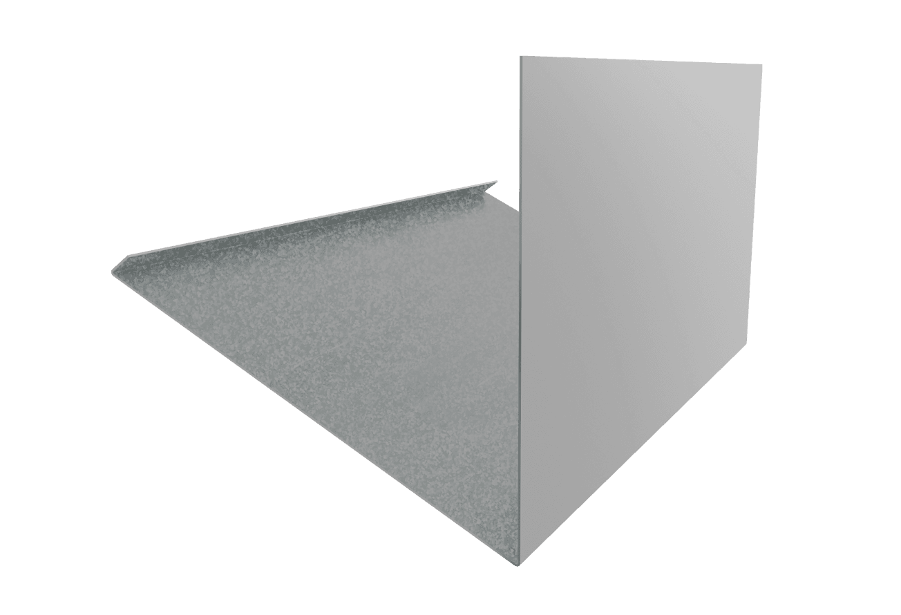 Планка примыкание верхнее к трубе фальц Grand Line 0,4 Zn (2м)