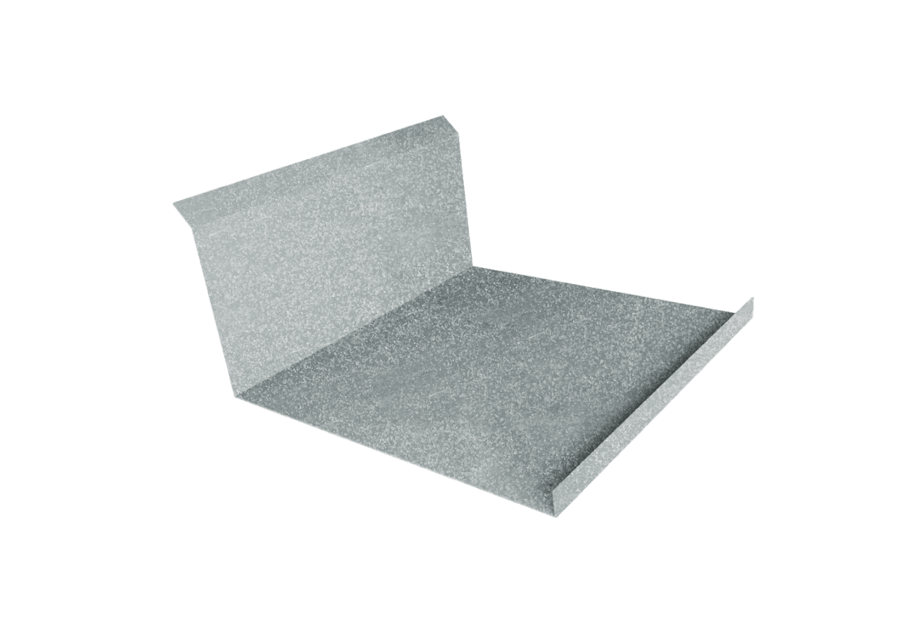 Планка примыкания нижняя 20х122х260х15 Grand Line 0,4 Zn (2м)