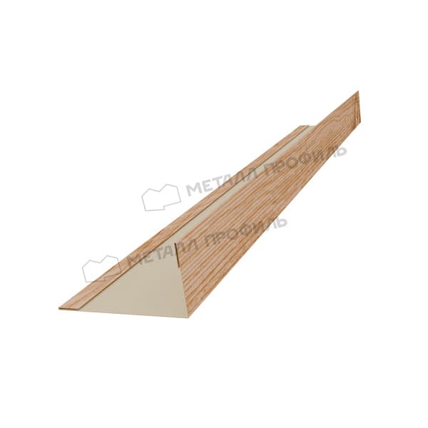 Планка угла усиливающая для забора 40х20 х 3000 (ECOSTEEL_T-01-Сосна-0.5)