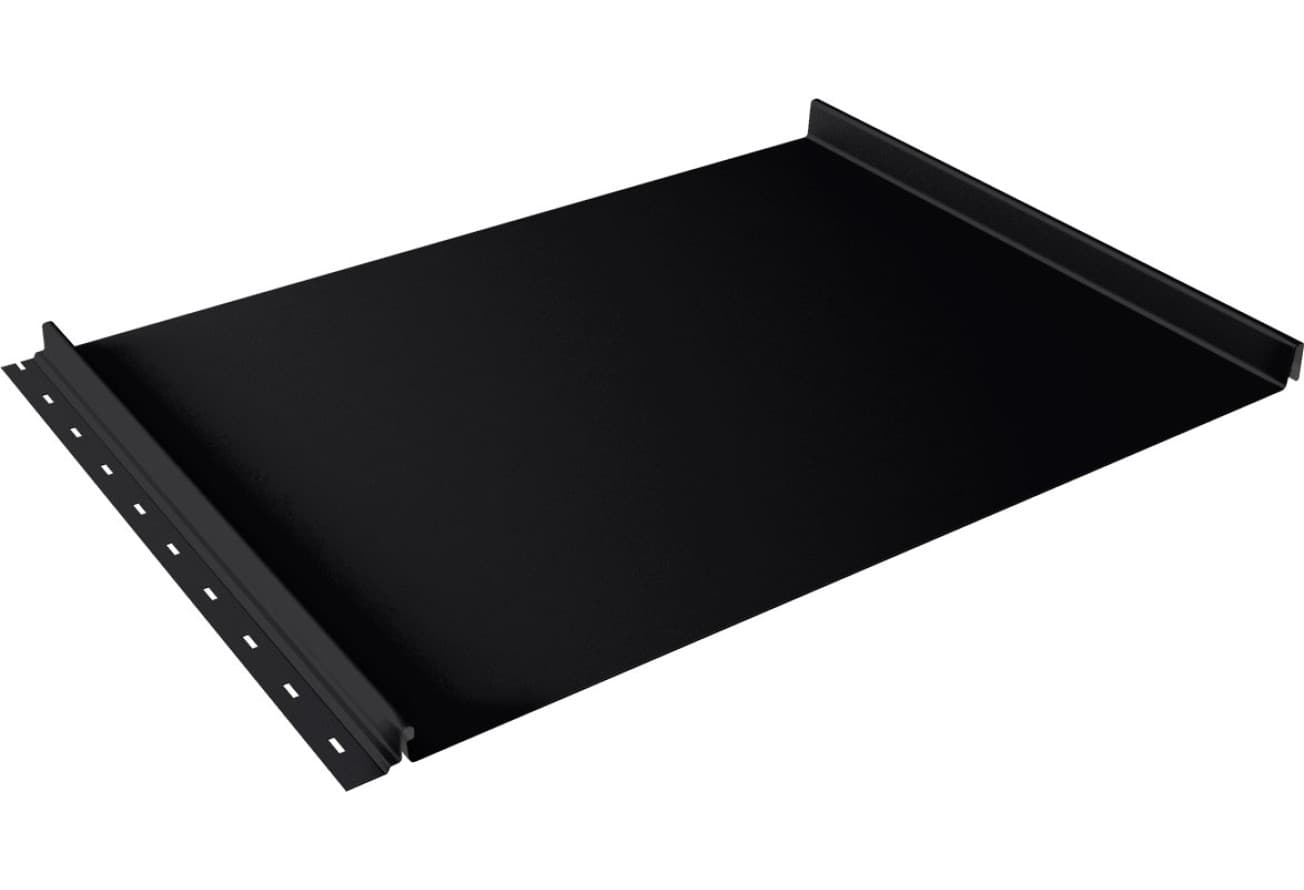 Кликфальц Grand Line 0,45 Drap СТ с пленкой на замках RAL 9005 черный