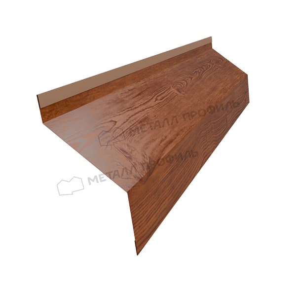 Ламель-Жалюзи 60мм 135/50/60 х 2500 (ECOSTEEL-01-МореныйДуб-0.5)