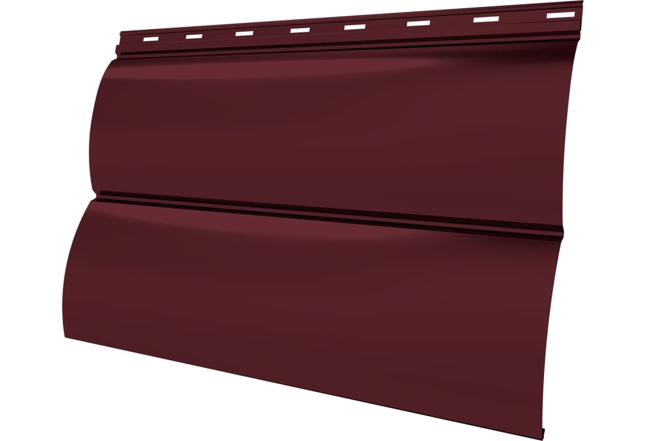 Блок-хаус новый Grand Line 0,45 Drap с пленкой RAL 3005 красное вино