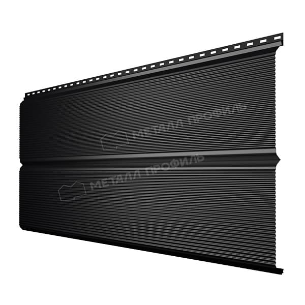 Сайдинг МЕТАЛЛ ПРОФИЛЬ Lбрус-XL-В-14х335 (PURMAN-20-9005-0.5)