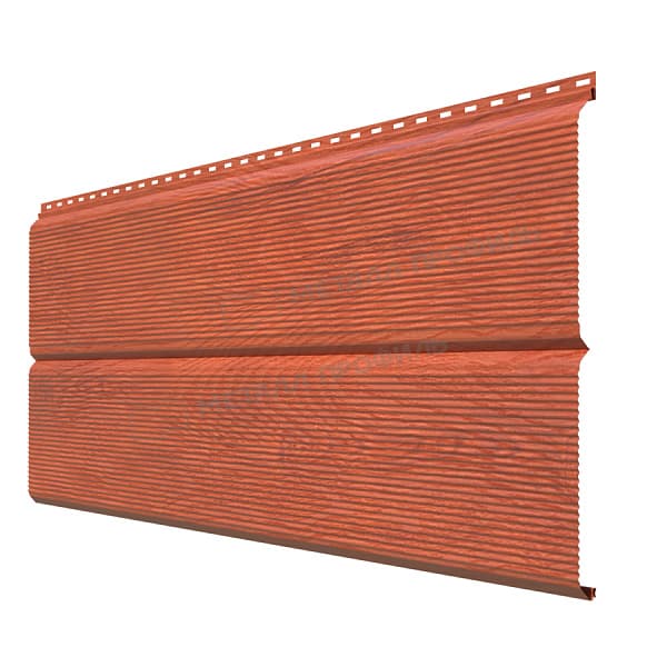 Сайдинг МЕТАЛЛ ПРОФИЛЬ Lбрус-XL-В-14х335 (ECOSTEEL_T-12-Дуб-0.45)