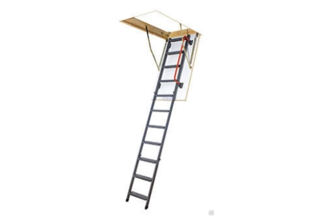 Лестница чердачная складная FAKRO LMK 60х140/305 (металлическая, повышенной прочности)