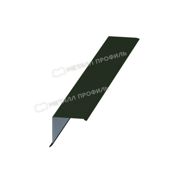 Планка торцевая 95х120х2000 покрытие VikingMP® E 0.50 мм - RAL 6007, Одностороннее покрытие