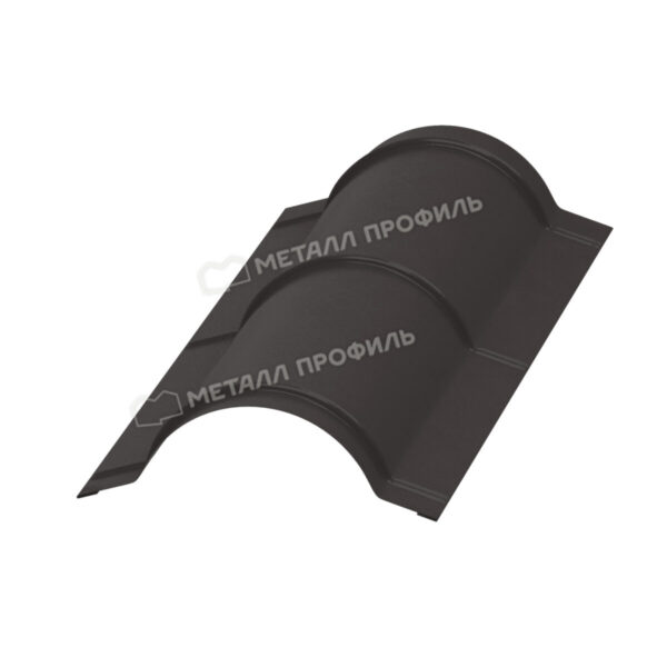 Планка конька круглого R110х2000 покрытие VikingMP® E 0.50 мм - RR 32, Одностороннее покрытие