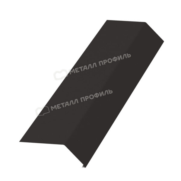 Планка карнизная 100х69х2000 покрытие PURETAN® 0.50 мм - RAL 8017, Одностороннее покрытие