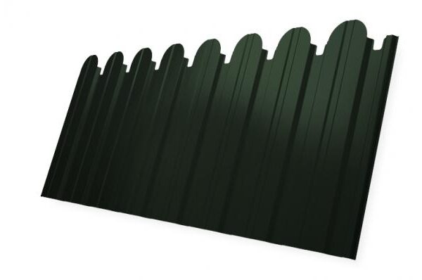 Профилированный лист С10×1150 фигурный покрытие GreenCoat Pural BT, matt с пленкой