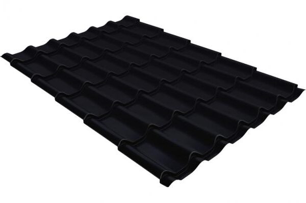 Металлочерепица классик покрытие Rooftop Matte 0.50 мм - RAL 9005