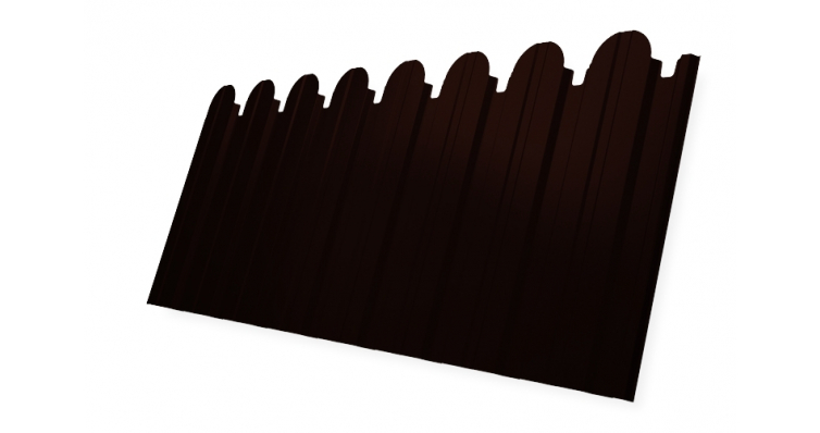 Профилированный лист С10×1150 фигурный покрытие Rooftop Matte с пленкой