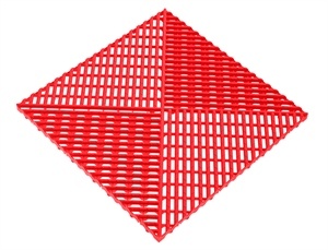 Решетка с дополнительным обрамлением - Красный