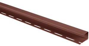Планка "J trim" Красно-коричневая Т-15 3,00м (А) - Красно-коричневый