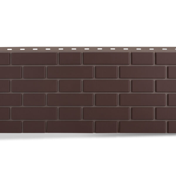 Панель кирпич клинкерный (коричневый), 1,22х0,44м
