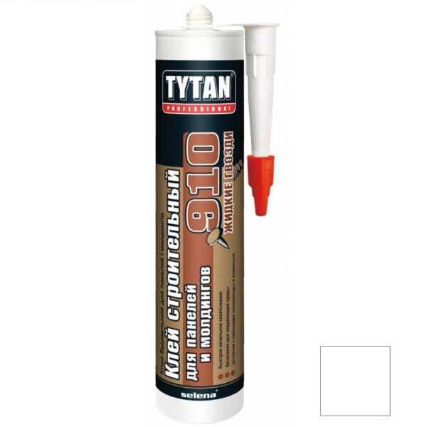 Клей Tytan Professional №910 для панелей и молдингов белый 440 г (23264)