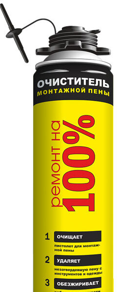 Очиститель монтажной пены Ремонт на 100%, 500 мл (REMTCL3700 ) *1/12