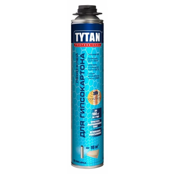 Пено-клей Tytan Professional для гипсокартона, 840 мл 71361